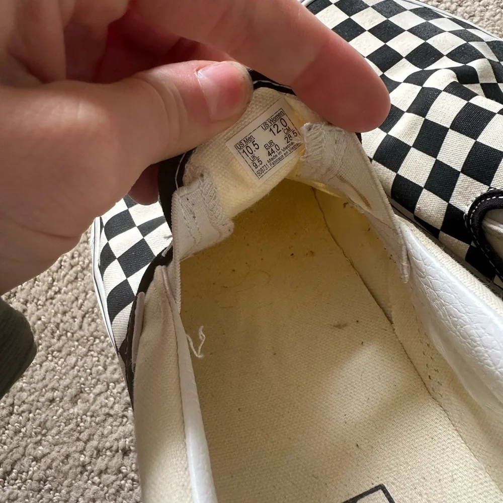 Vans Classic Slip-On sneakers checkerboard black cream - Picture 5 of 5